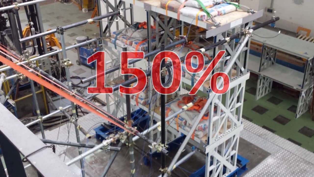 Cold Formed Steel: prova dinamica su tavola vibrante.