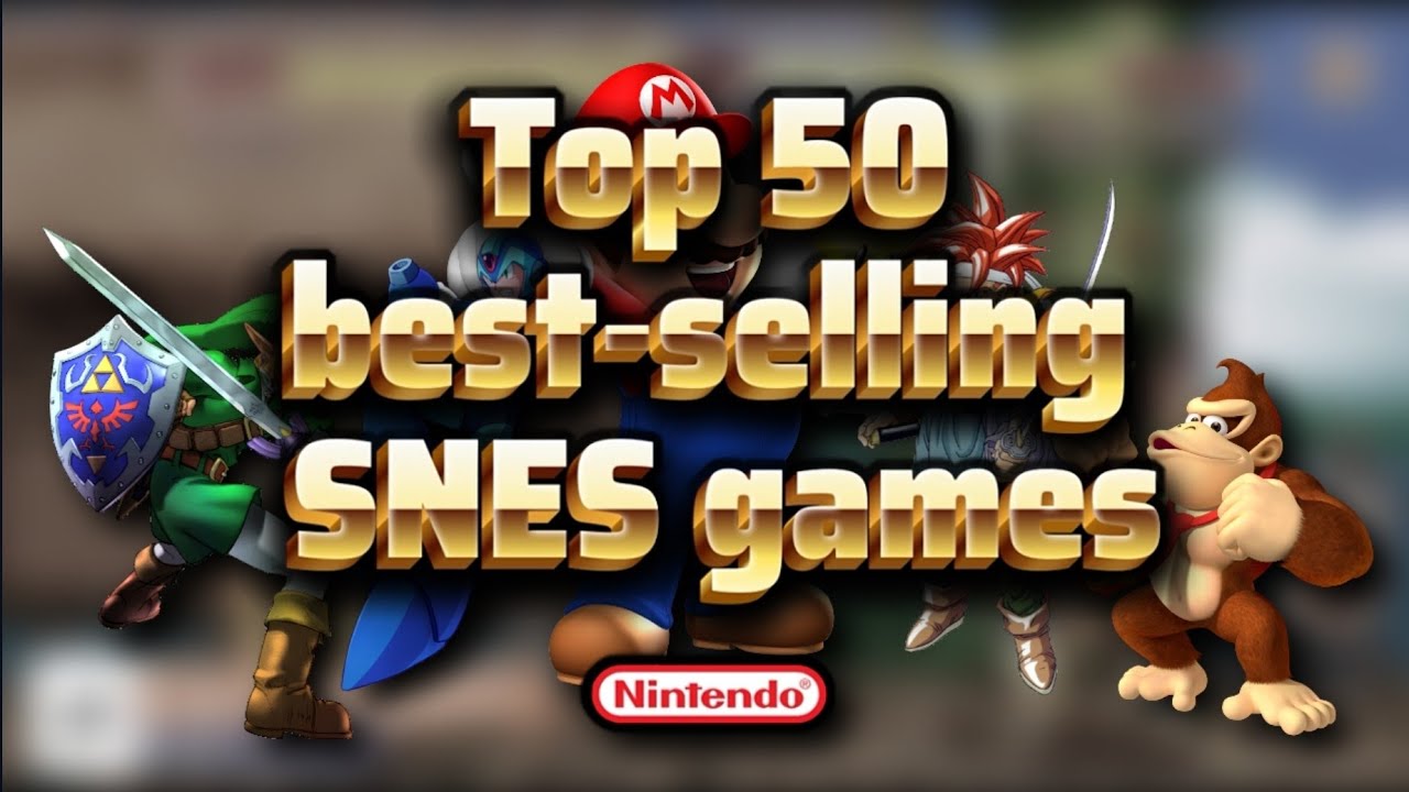 50 самых продаваемых игр для SNES всех времён 🎮 | Классическая коллекция Super Nintendo