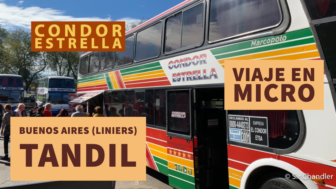 Viaje en omnibus de Buenos Aires (Liniers) a Tandil - Condor Estrella