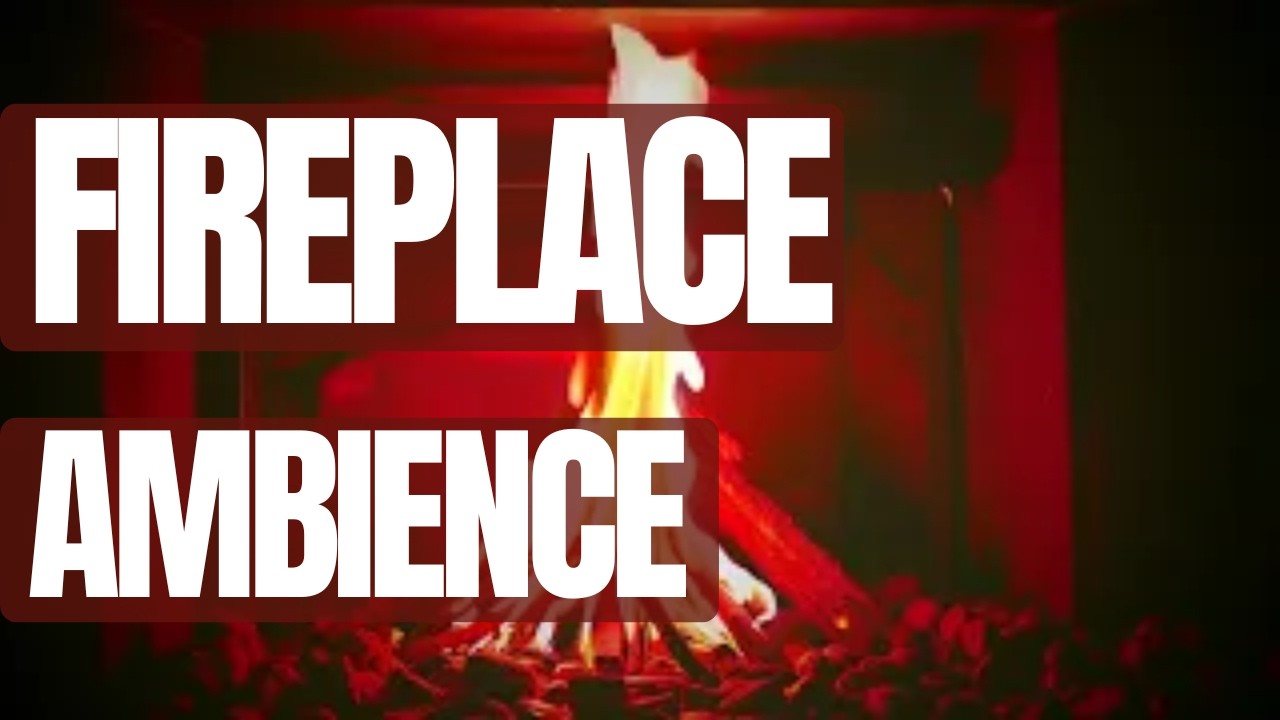 Cozy Fireplace Full HD - Warm Ambience for Restaurants & Cafes : 8 hours
