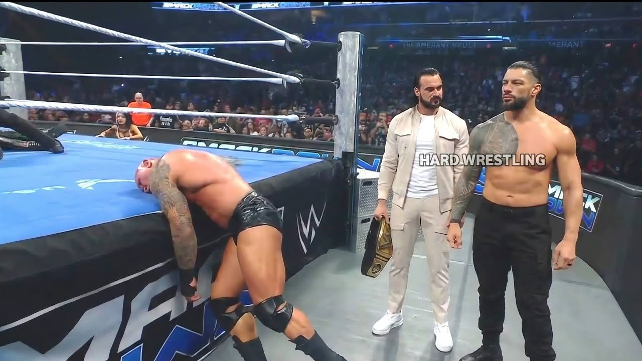 Roman Reigns Drew McIntyre Attack Randy Orton WWE on SmackDown highlight
