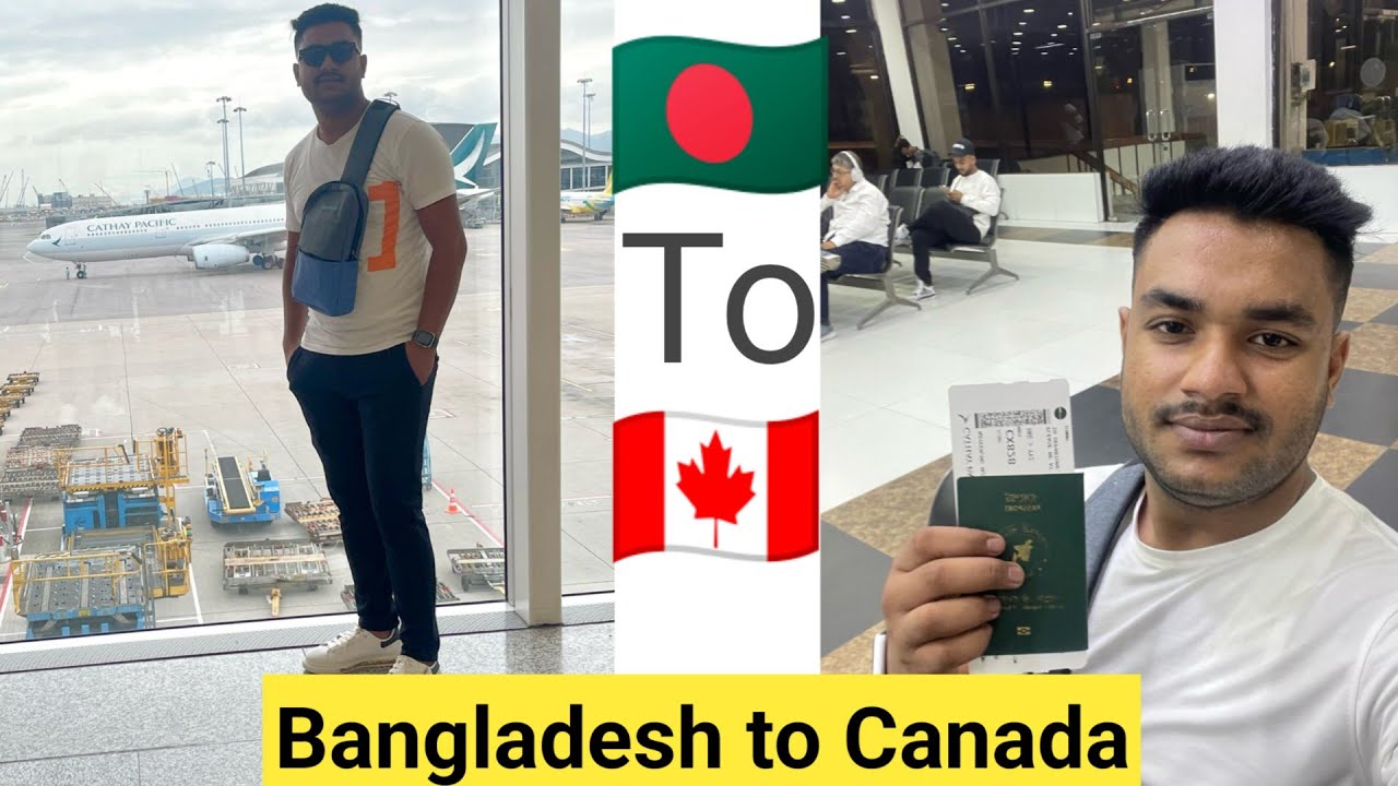 Bangladesh To Canada Vlog 🇨🇦 Dhaka to Toronto 🇨🇦বাংলাদেশ থেকে কানাডা ট্রাভেল