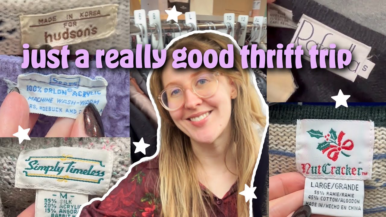 THRIFT WITH ME to find some crazy cool vintage pieces! *insane finds at Goodwill* 👗