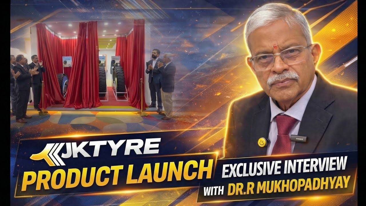 JK Tyre’s OTR Roadmap: New Product Launch, Sustainability & Smart Tyres | EXCON 2025