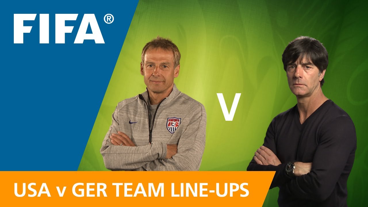 USA v. Germany - Team Lineups EXCLUSIVE