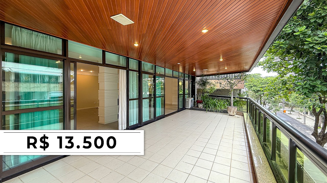 Apartamento de alto padrão no Jardim Oceânico | 300m² na quadra da praia para locação