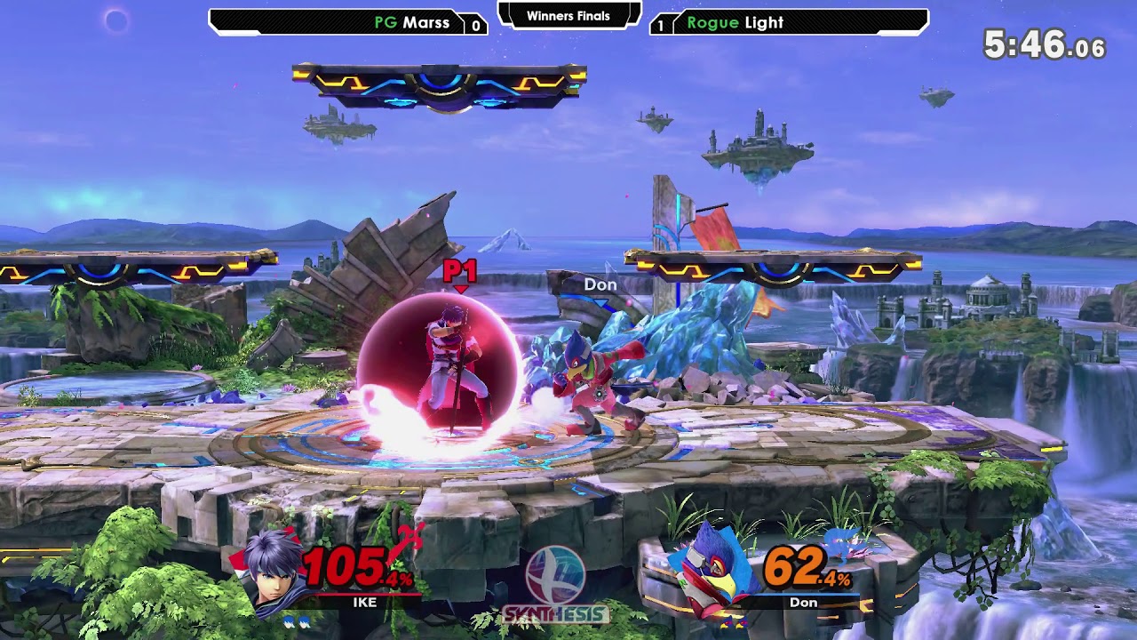 Smash Ultimate: PG | Marss (Ike) V Rogue | Light (Fox, Falco) - Synthesis 22 Tournament SSBU