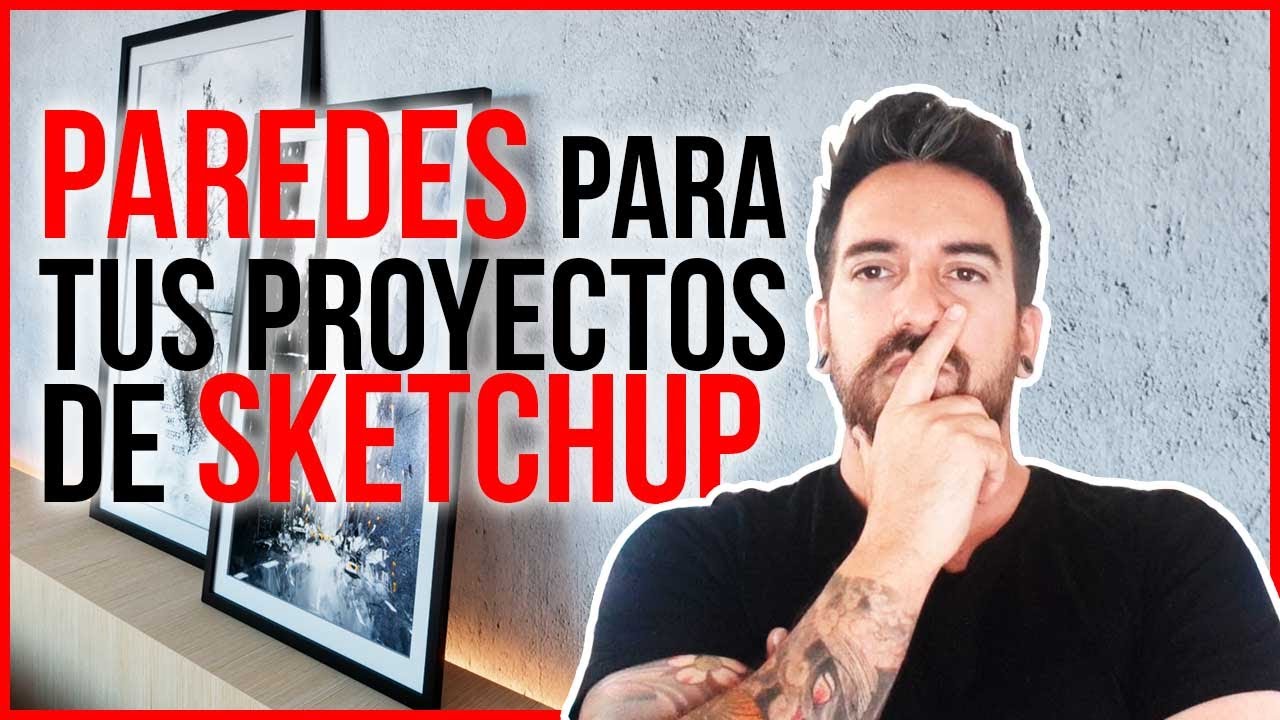 🙌🙌 PAREDES y estucos en VRAY SKETCHUP ✌😌