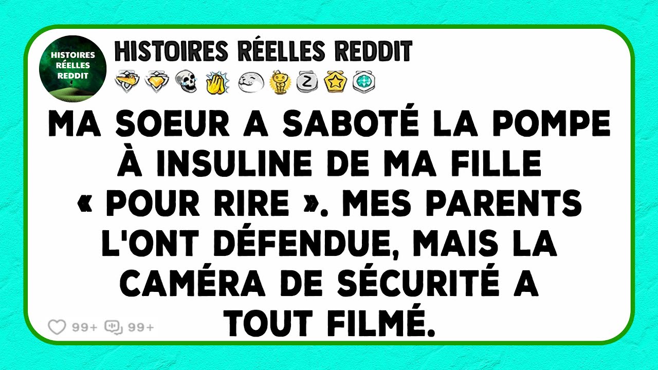 Ma soeur a saboté la pompe à insuline de ma fille « pour rire ». Mes parents l'ont défendue, mais...