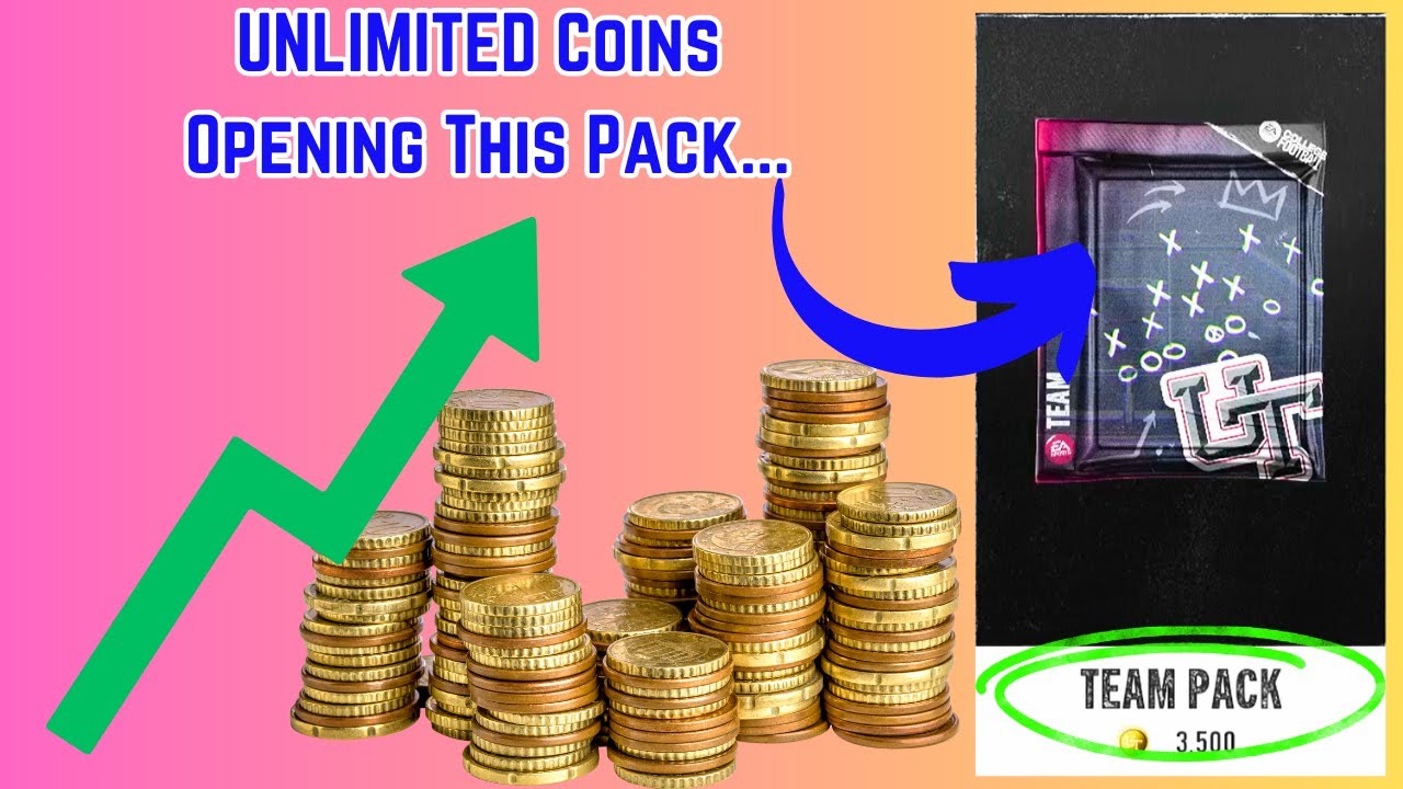 *MAKE UNLIMITED COINS* Buying These Packs In CFB 25!!! Low Risk, High Reward Coin Method!