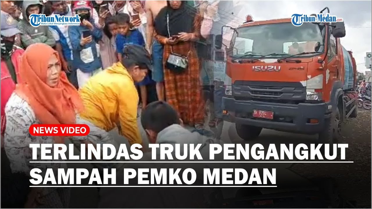 Dibonceng Ibunya, Bocah Perempuan Tewas Terlindas Truk Pengangkut Sampah Pemko Medan di Marelan