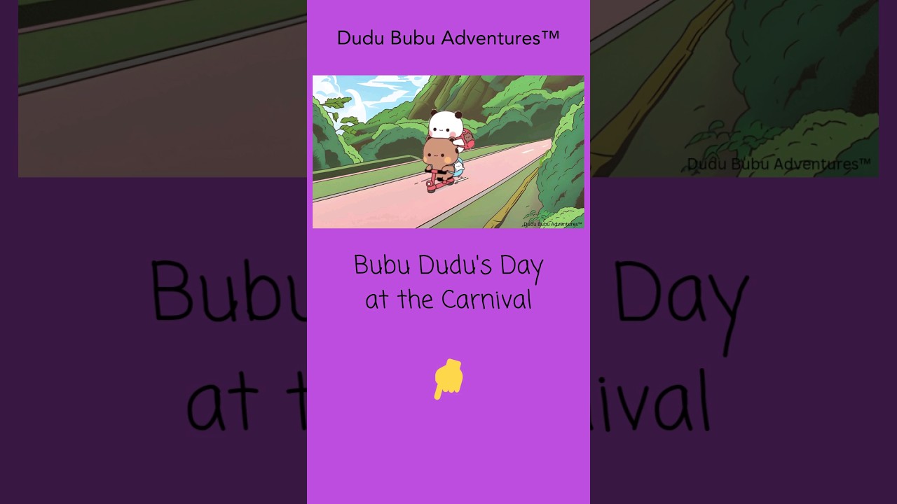 Bubu Dudu at the Carnival 😍❤️ #shorts #bubududuvideos #bearpanda