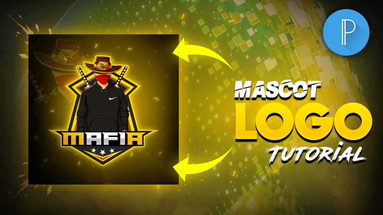 How to Make Gaming Mascot Logo in pixellab || How to Make Gaming Logo on Android ☑️