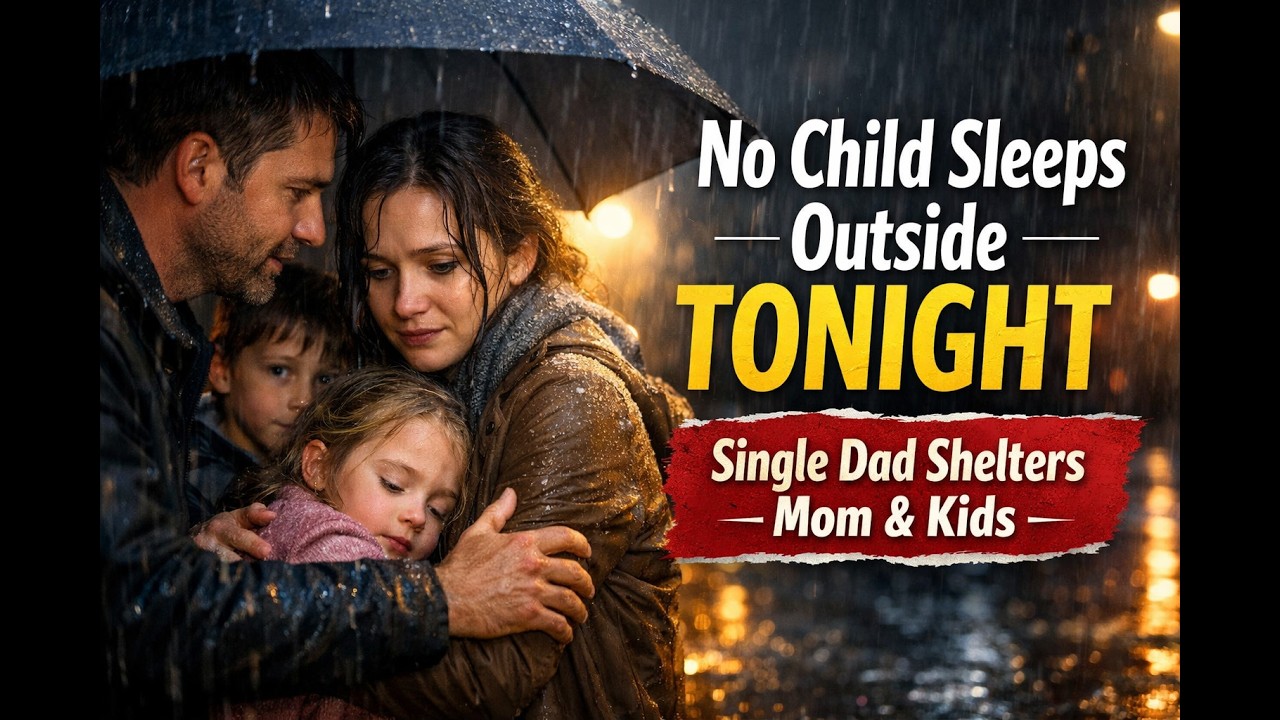 “No Child Sleeps Outside Tonight – Single Dad Shelters Mom & Kids”