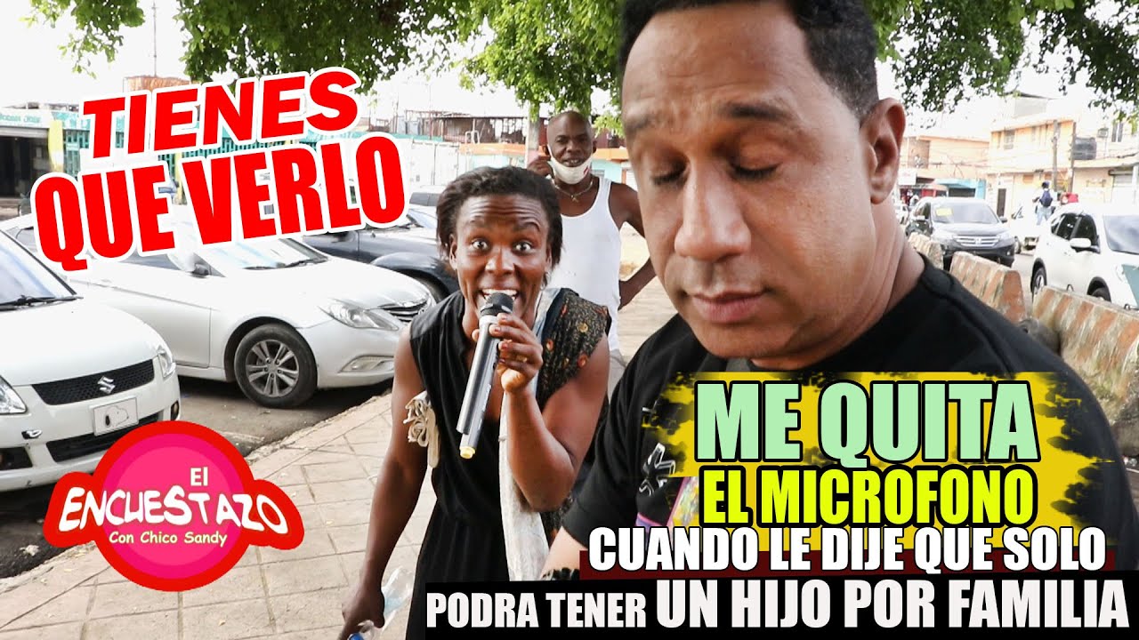 Me quita el microfono y dice de todo / Un solo hijo por familia desde enero. EL ENCUESTAZO