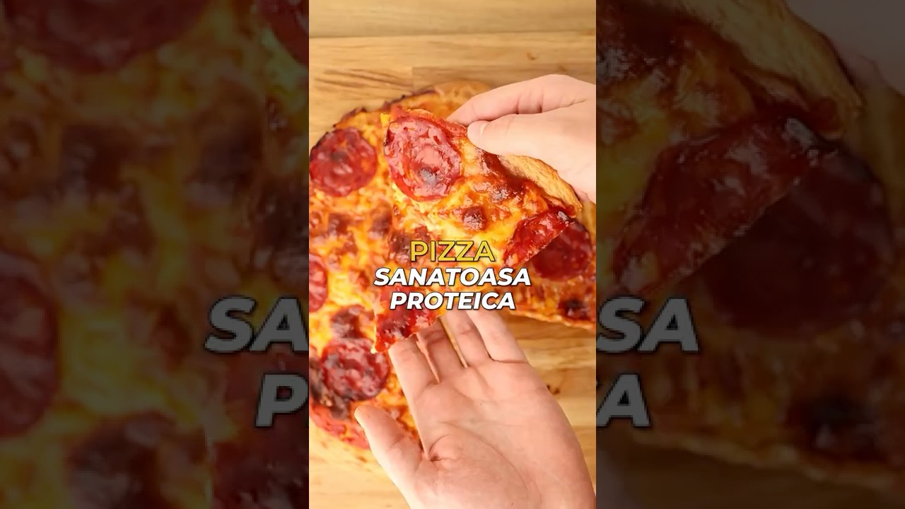 Pizza proteică super delicioasă!