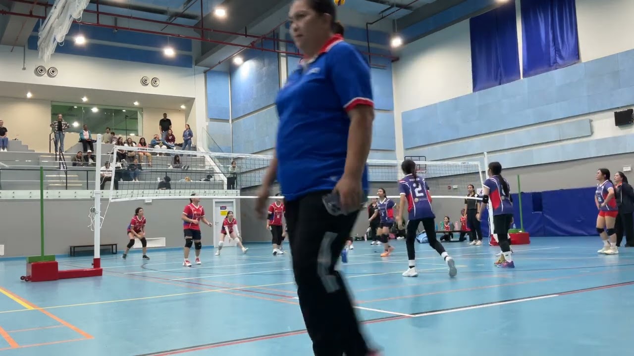 The 8th Xpats Juniors Volleyball Tournament - Play-Off Friendly Games (Girls Red vs Blue)
