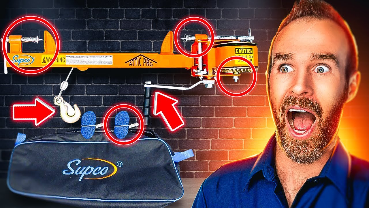 The greatest HVAC tool ever invented 😂 | Supco Attic Utility Lift