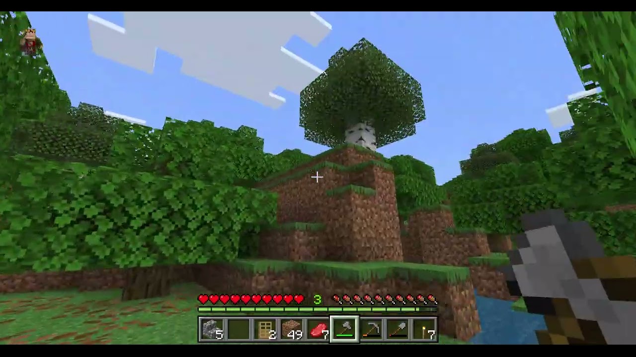 Minecraft savana obyčejný biom stavba klasického domu 2