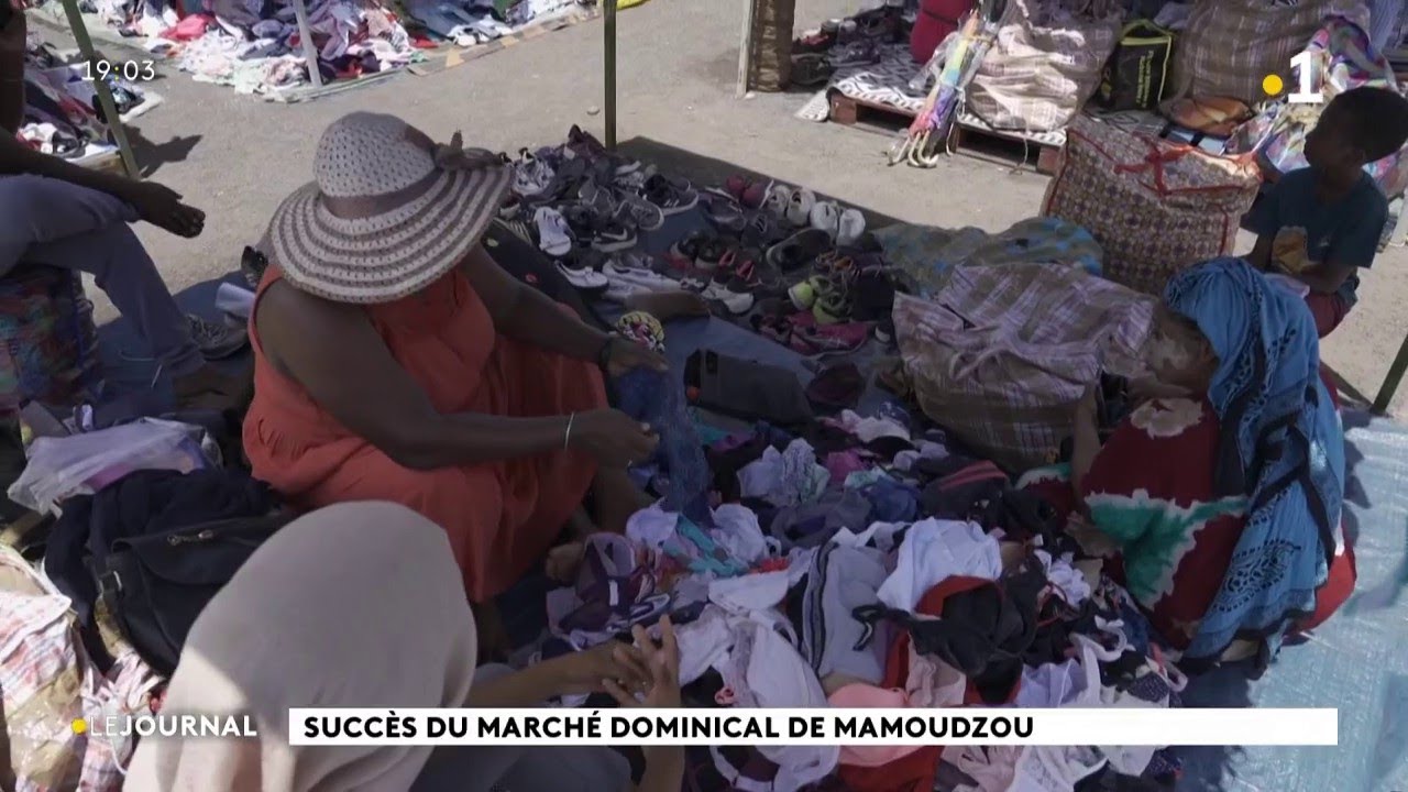 Succès du marché dominical de Mamoudzou