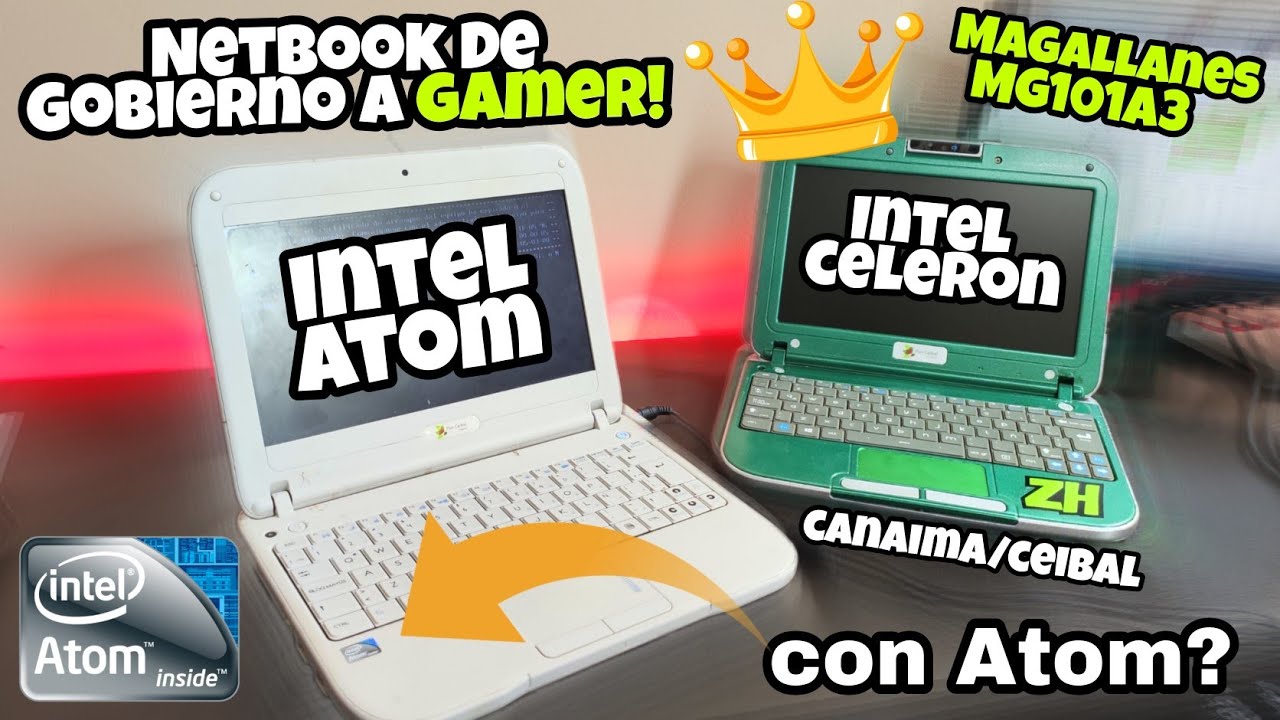 LA NETBOOK DEL GOBIERNO A GAMER! LLEGO ESTA CON INTEL ATOM A MIS MANOS! QUE LE HACEMOS? MOD GAMER?
