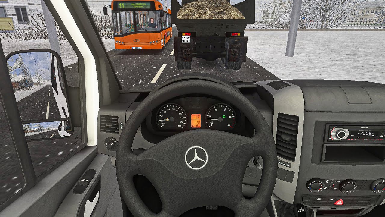 Mercedes-Benz Sprinter W906 | OMSI 2 | Steering Wheel Gameplay