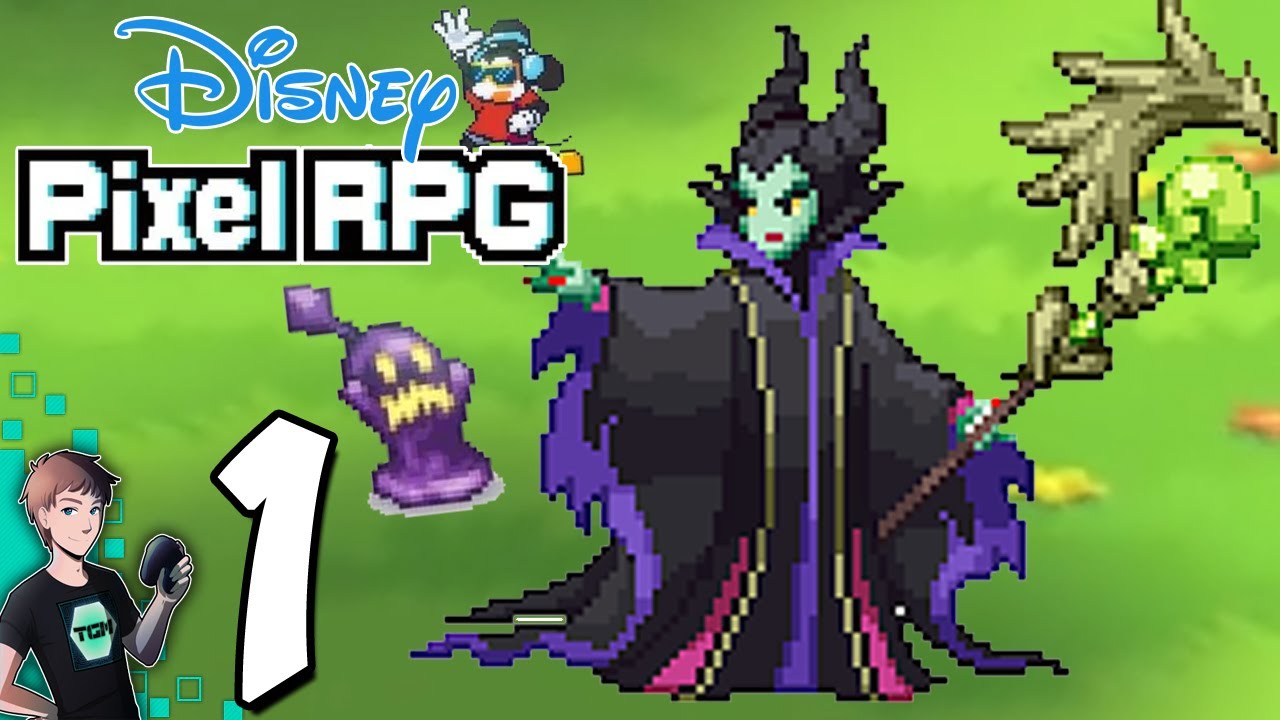Disney Pixel RPG Gameplay - Part 1: Maleficent's Overpowered