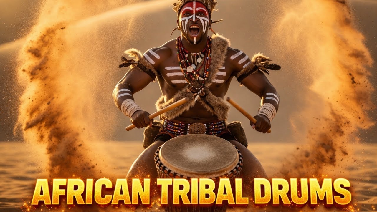 🔥 African Tribal Drum Power 🪘 Ancient Ritual Beats to Awaken Warrior Spirit & Inner Strength