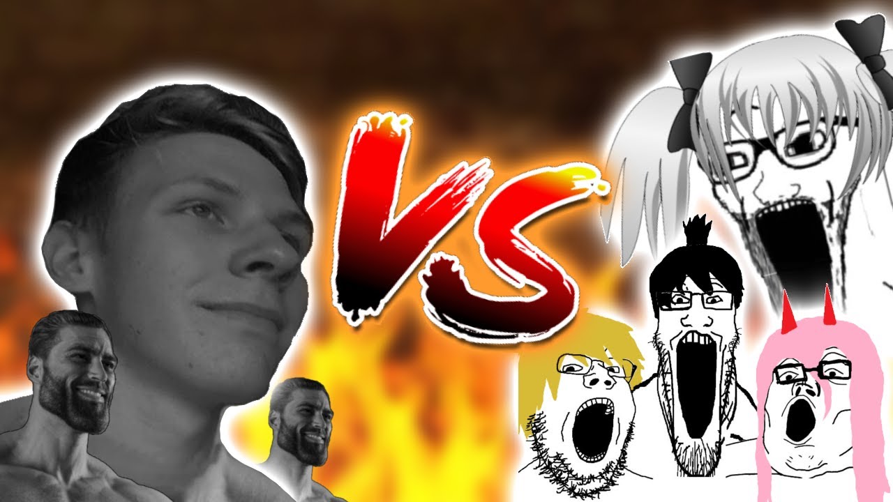 WOJNA GIGACHAD VS ANIME