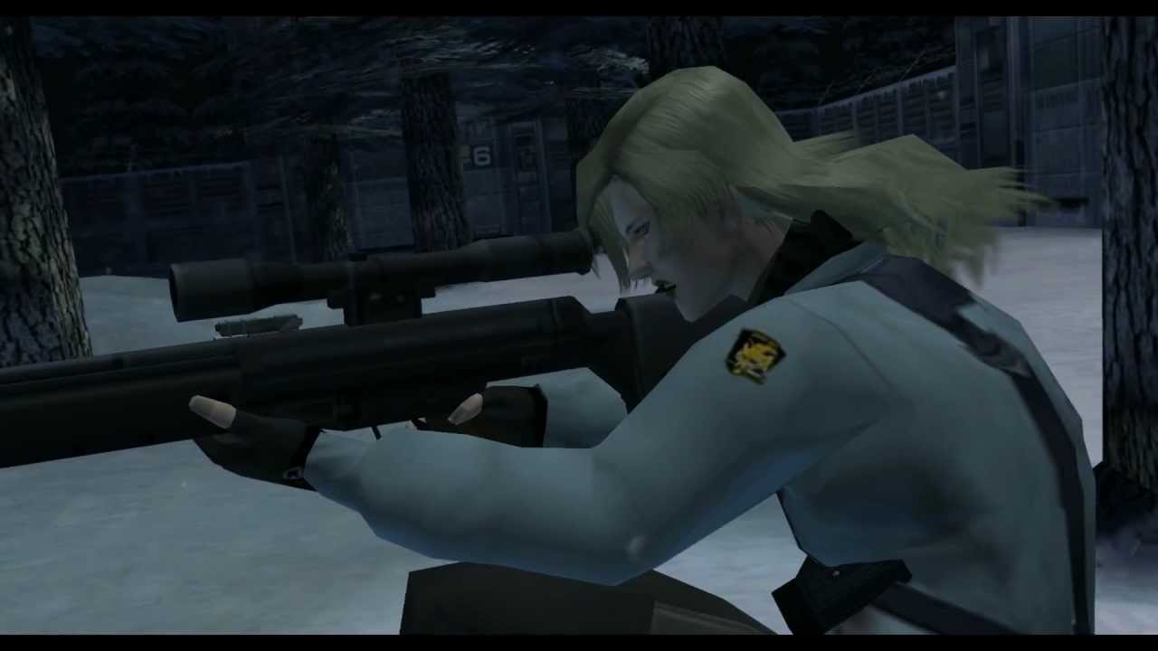Metal Gear Solid The Twin Snakes - HD cutscenes part 16 - Sniper Wolf's death