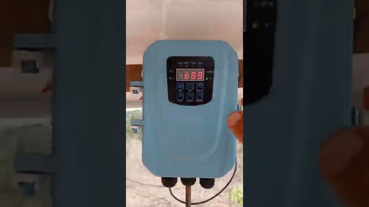 instalação de bomba solar em dia nublado 🌥️🌥️🌥️