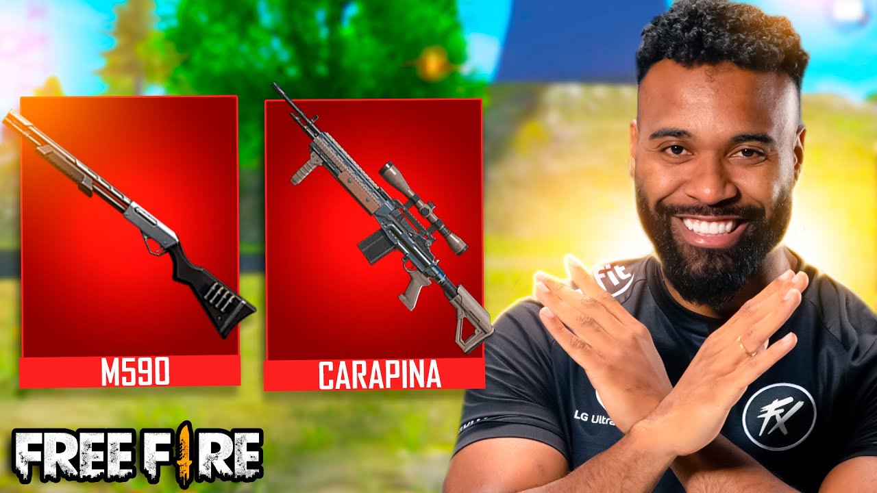 USE ESSAS ARMAS E SEJA O MELHOR JOGADOR DA RANQUEADA NO FREE FIRE
