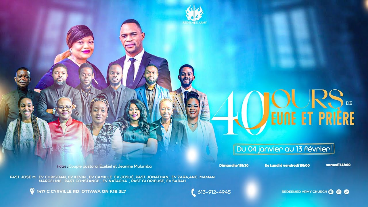 PROPHÈTE EZEKIEL MULUMBA/ PASTOR JONATHAN MUSUAKALA: 40 DAYS OF PRAYER AND FASTING (DAY 19)
