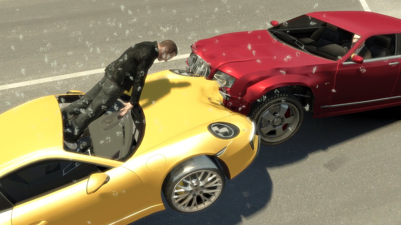 No Seatbelt Car Crashes Ep.9 - GTA 4 (Euphoria Ragdolls)
