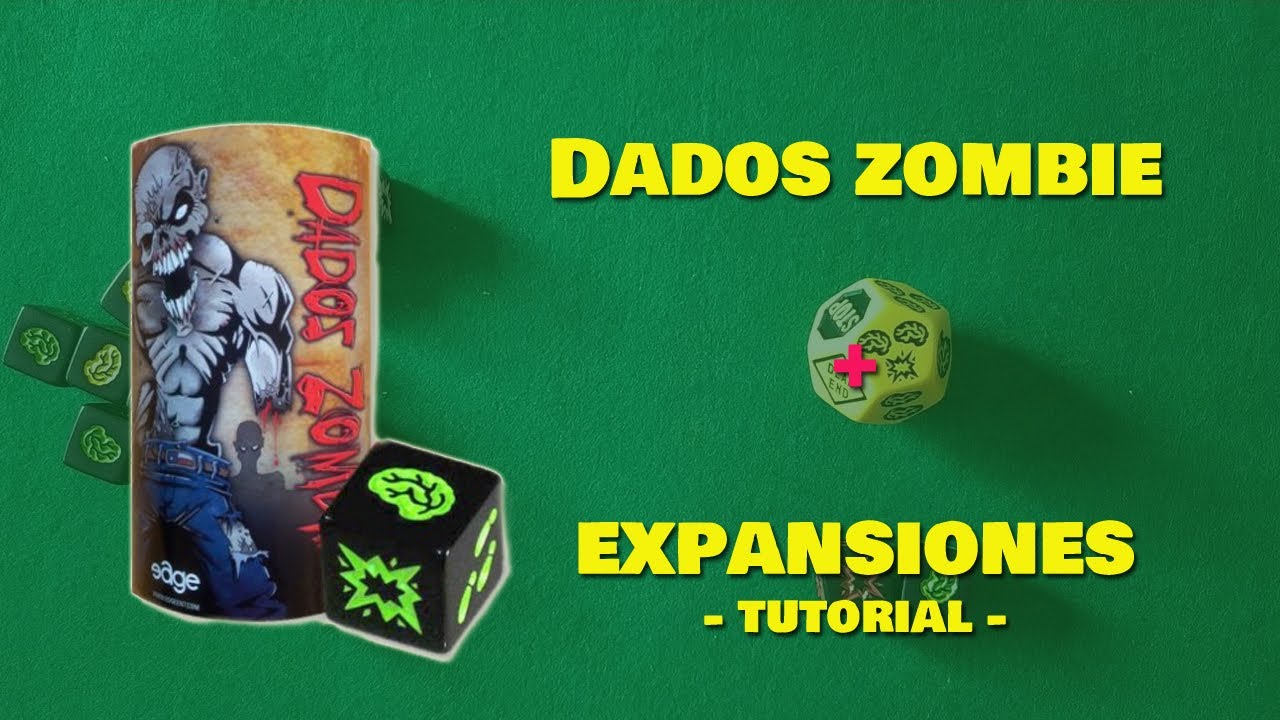 Dados Zombie y Expansiones juego de mesa como jugar