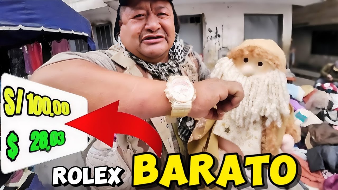 ASÍ VENDEN ROLEX EN TACORA...NO LO CREÍ😯