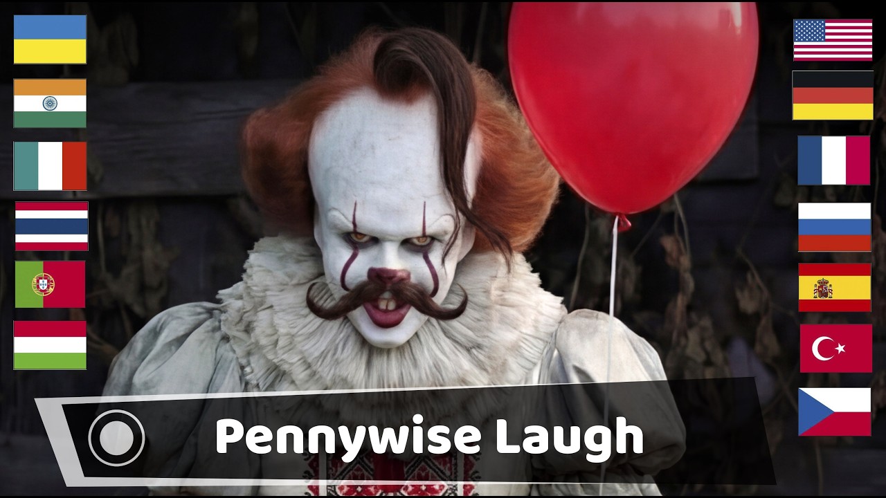 It Pennywise Laugh in Different Languages ( and counties ) #multilanguage #itmovie