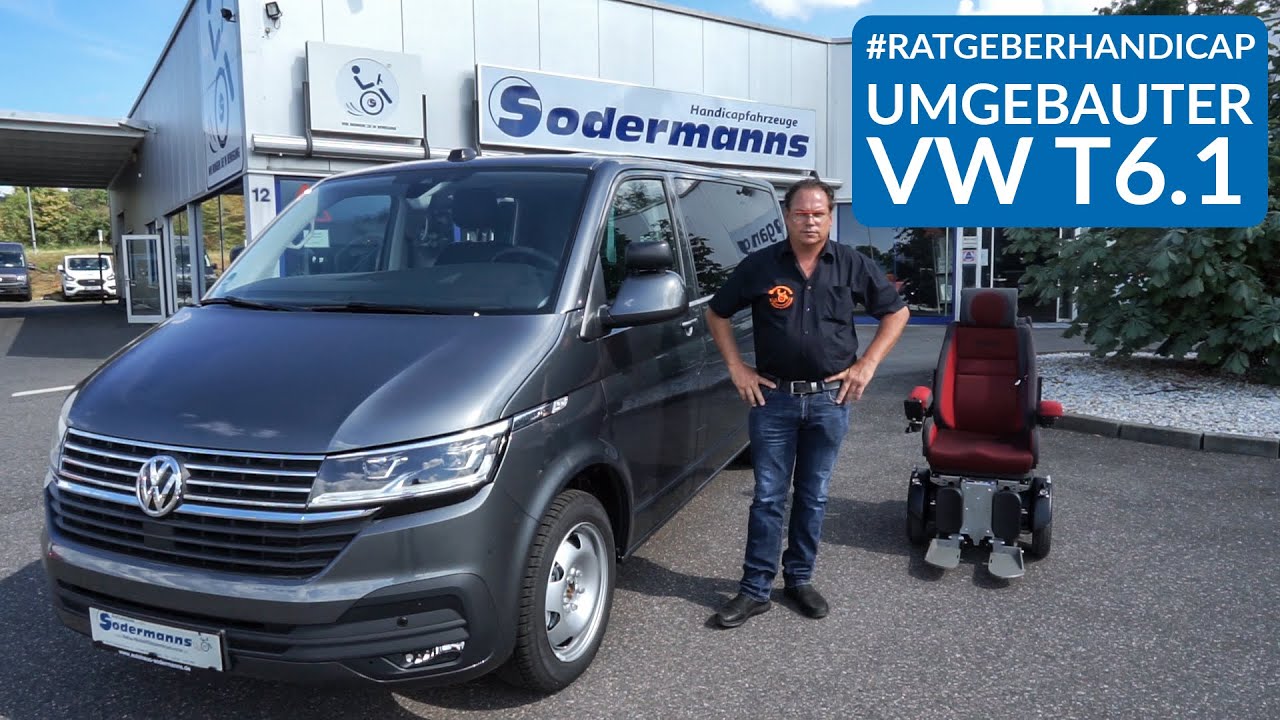 Rollstuhl als Fahrersitz? So gehts! Umgebauter VW T6.1 (Space Drive) Ratgeber Handicap#41