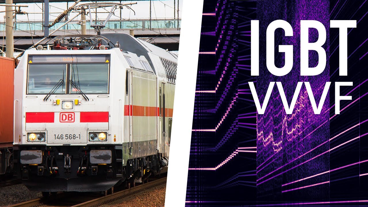 [BOMBARDIER IGBT VVVF] BR 146.5 TRAXX P160 AC2 Sound [Inductor Recorded]