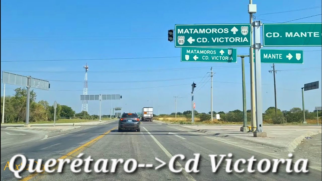 de Querétaro a Ciudad Victoria ( Querétaro - Guanajuato - San Luis Potosí - Tamaulipas )