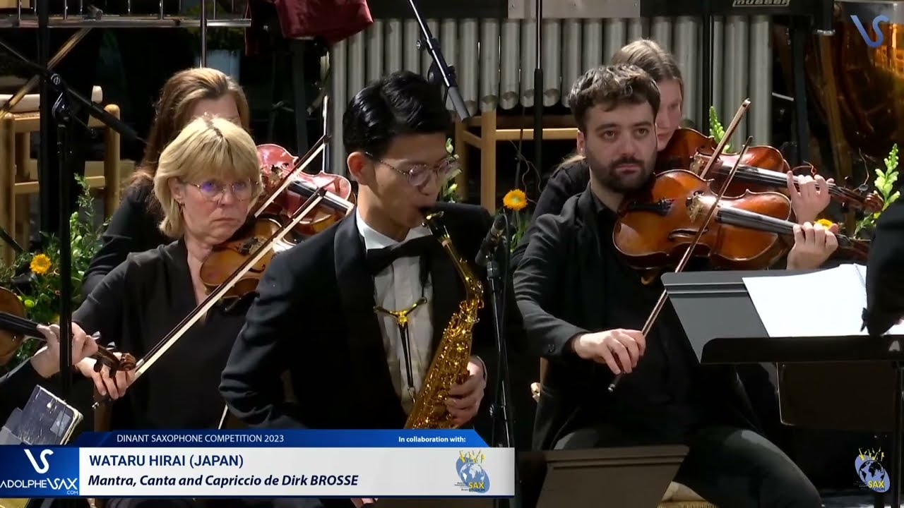 Wataru HIRAI (Japan) plays Mantra, Canto and Capriccio by Dirk BROSSÉ