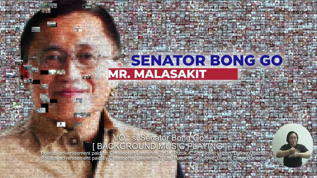Mr. Malasakit Senator Bong Go