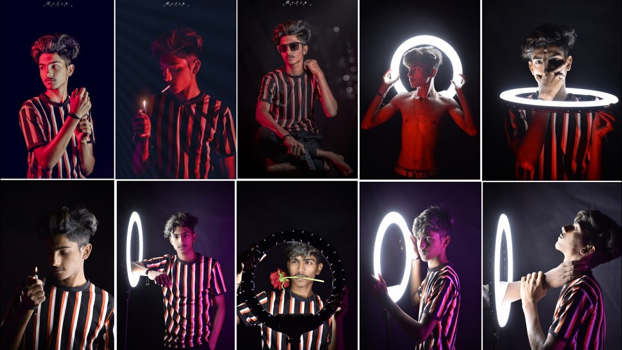 #ringlight  Photoshoot New Pose At📸 Home || Indoor Photoshoot With Ring Light Photo Poses