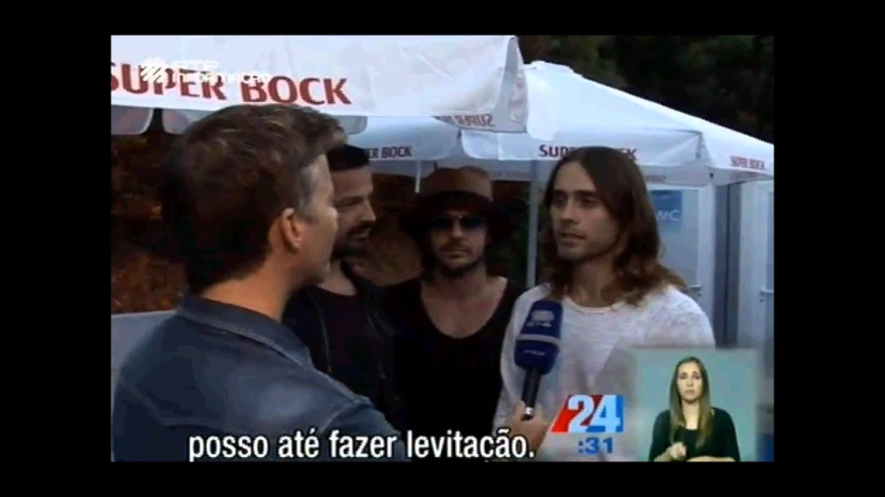 30 Seconds To Mars interview on RTP - Portugal, July 20