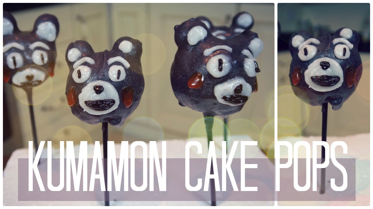 Kumamon Cake Pops - NerDIY