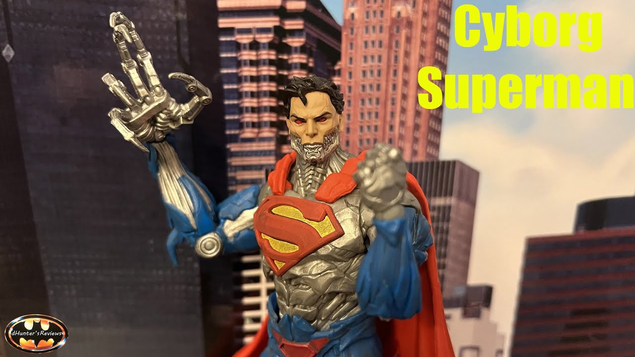 McFarlane DC Multiverse Cyborg Superman New 52 Action Figure Review & Comparison