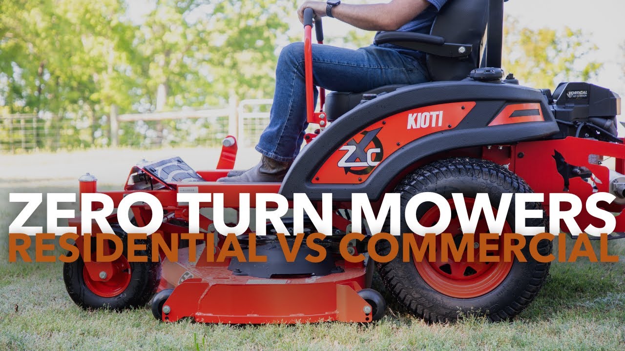 All About Zero Turn Mowers | Residential vs Commercial