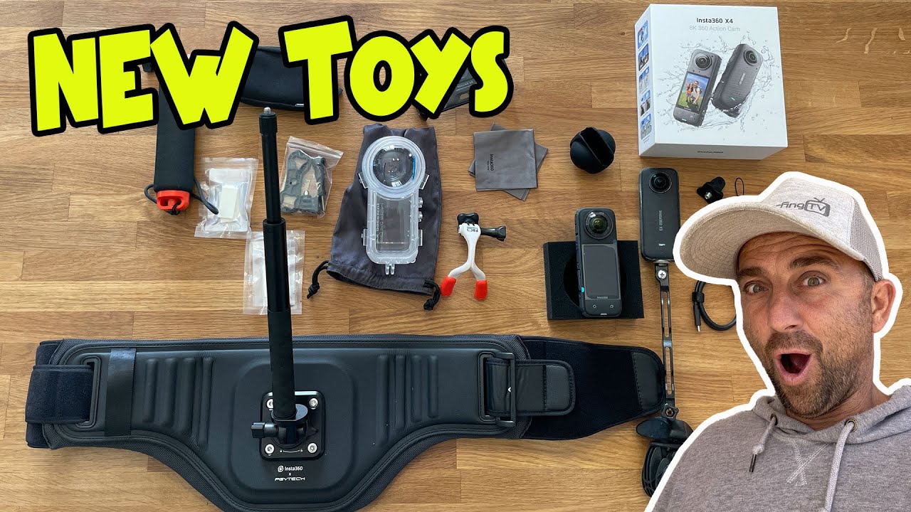 NEW Camera unboxing - X4 insta360 and accessories