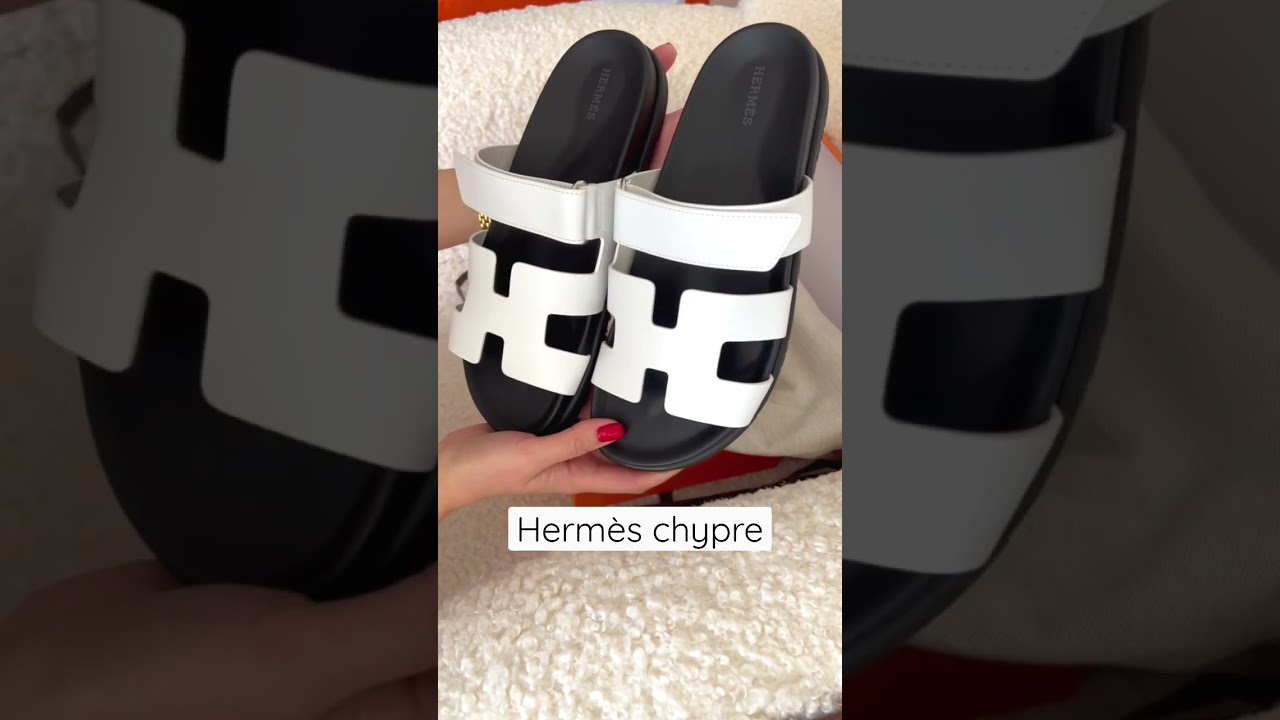 Unboxing Hermès chypre sandals 