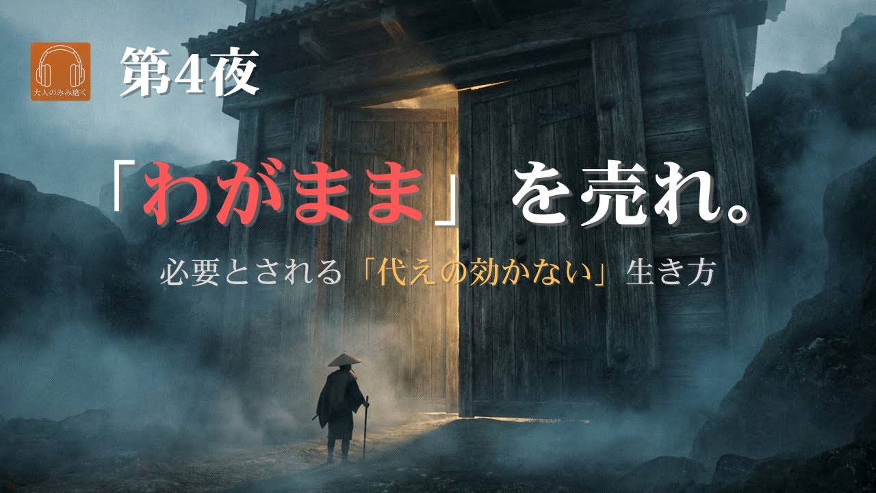 孤独を武器に変える「わがまま」の磨き方。50歳から社会に必要とされる“代えの効かない人”になる技術【伊能忠敬 第4夜】